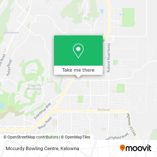 Mccurdy Bowling Centre plan