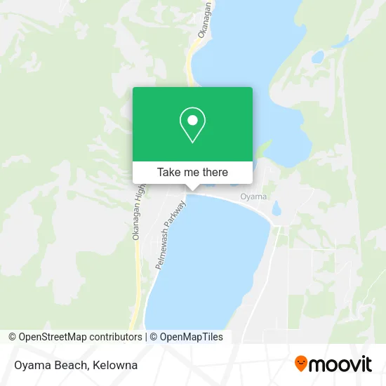 Oyama Beach map