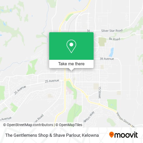 The Gentlemens Shop & Shave Parlour map