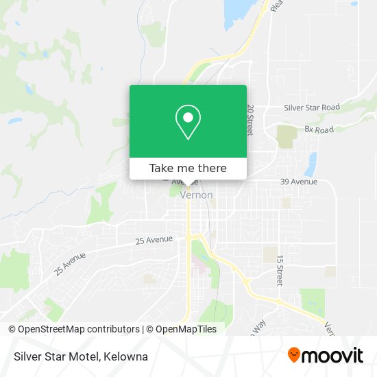 Silver Star Motel map