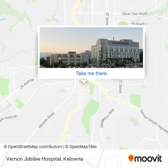 Vernon Jubilee Hospital plan