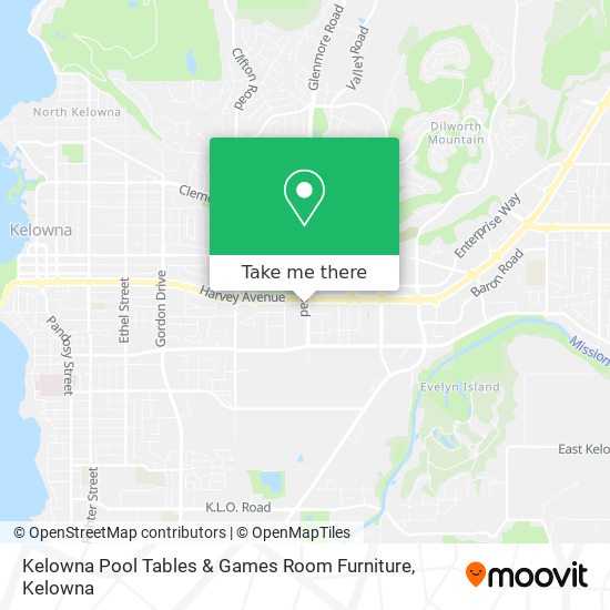 Kelowna Pool Tables & Games Room Furniture plan