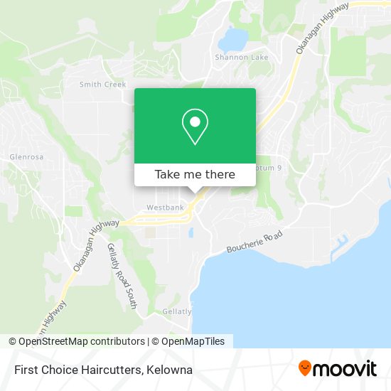 First Choice Haircutters map