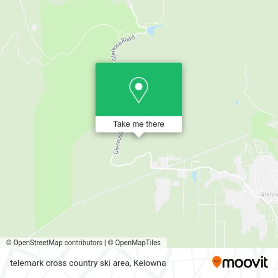telemark cross country ski area map