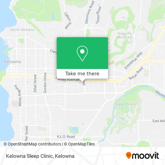 Kelowna Sleep Clinic map