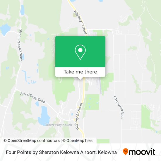 Four Points by Sheraton Kelowna Airport map