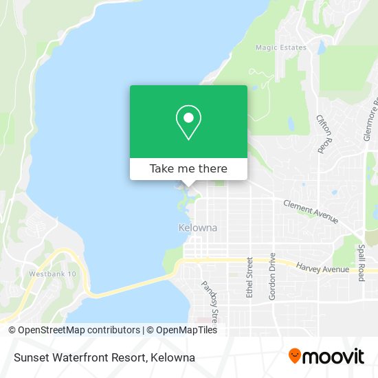 Sunset Waterfront Resort map