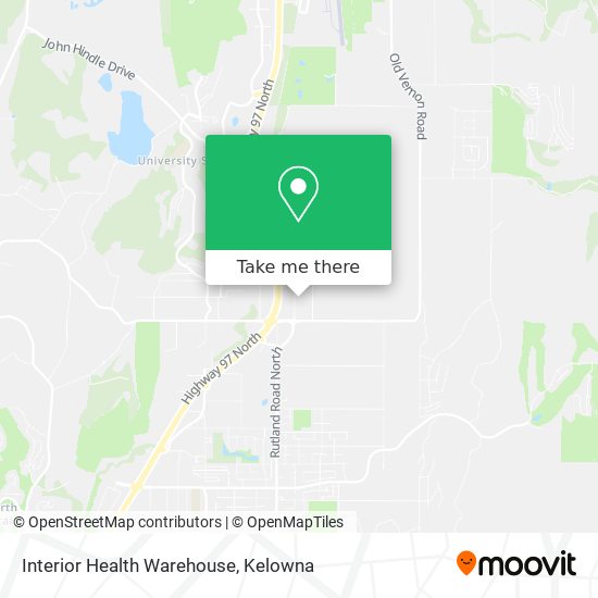 Interior Health Warehouse map