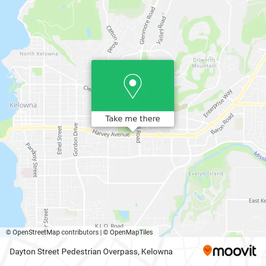Dayton Street Pedestrian Overpass map