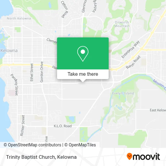 Trinity Baptist Church map