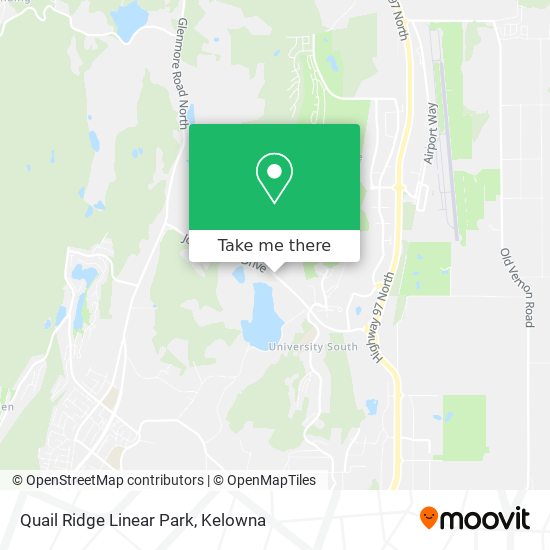Quail Ridge Linear Park map