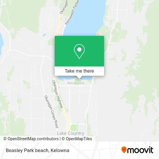 Beasley Park beach map