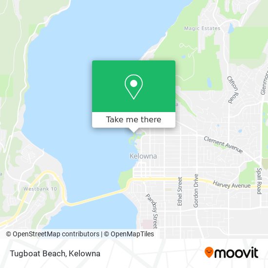 Tugboat Beach map