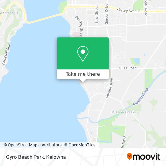 Gyro Beach Park map