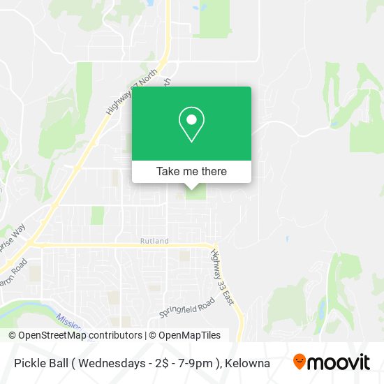 Pickle Ball ( Wednesdays - 2$ - 7-9pm ) plan