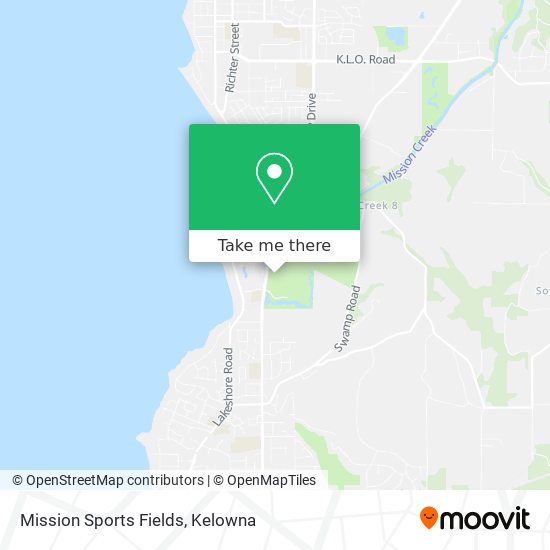 Mission Sports Fields map