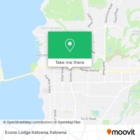 Econo Lodge Kelowna plan