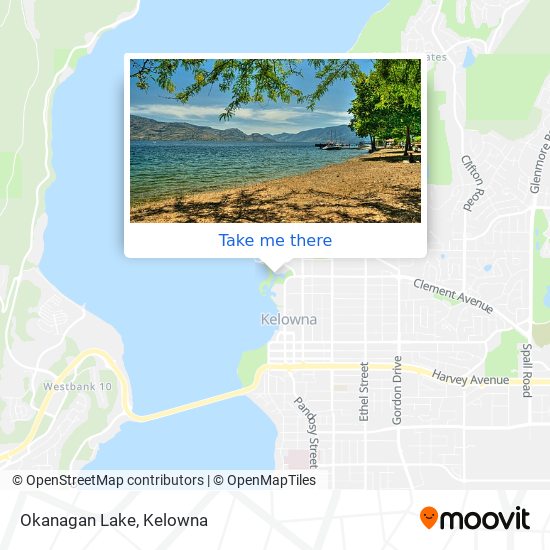 Okanagan Lake map