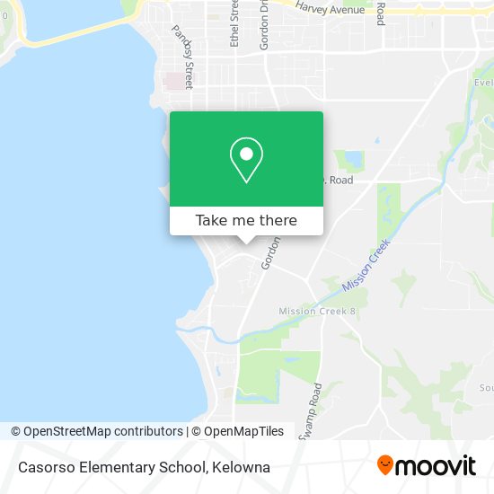 Casorso Elementary School map