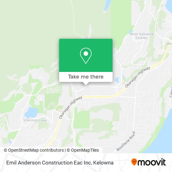 Emil Anderson Construction Eac Inc map
