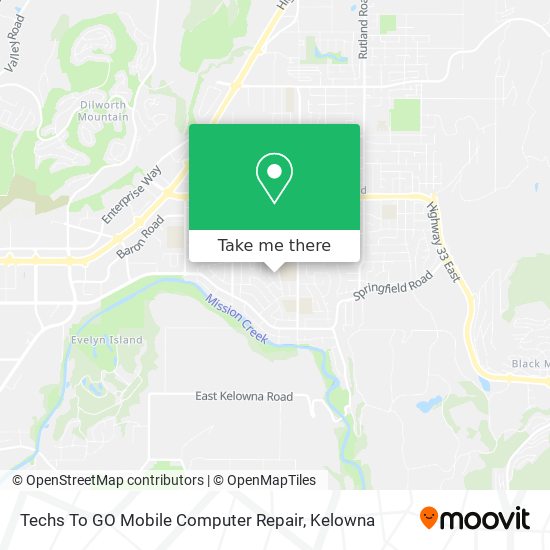 Techs To GO Mobile Computer Repair map