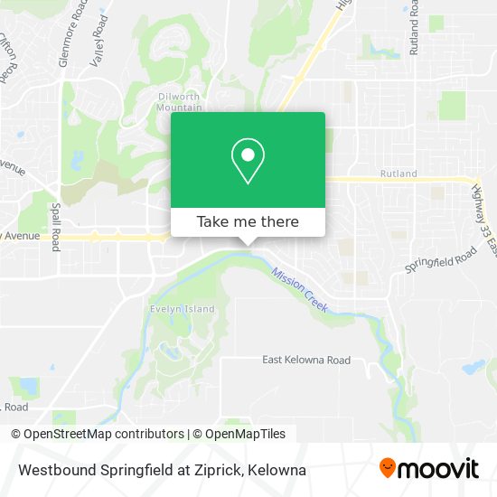 Westbound Springfield at Ziprick plan