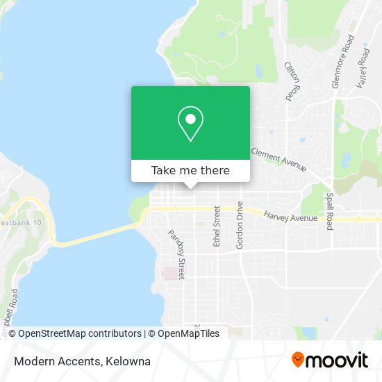 Modern Accents plan