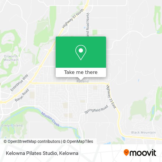 Kelowna Pilates Studio map