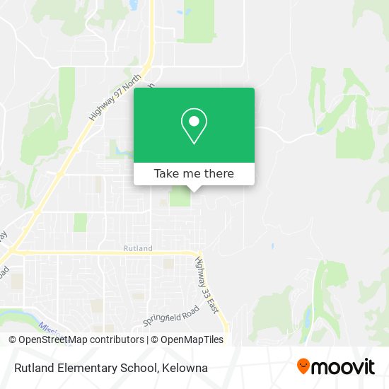 Rutland Elementary School map