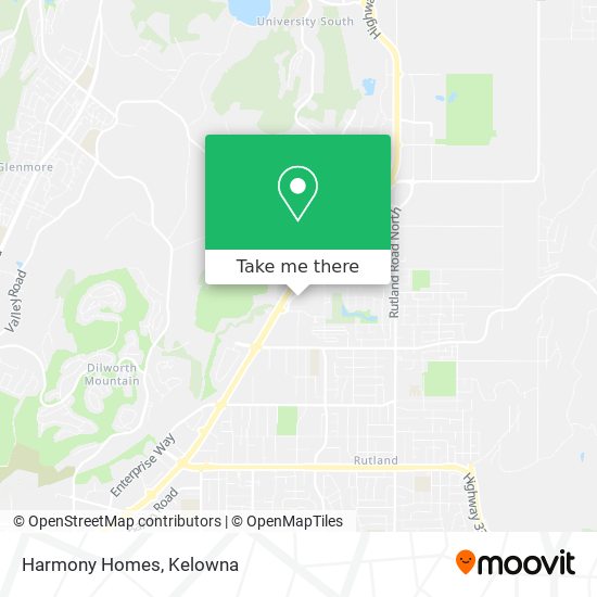 Harmony Homes map