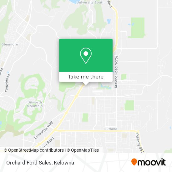 Orchard Ford Sales map