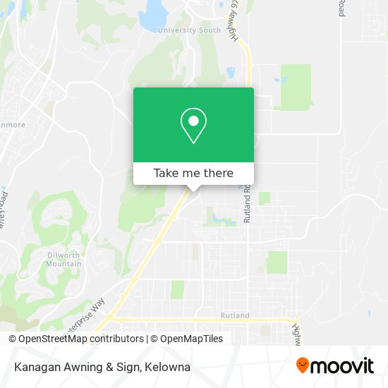 Kanagan Awning & Sign map