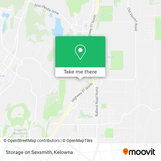 Storage on Sexsmith map