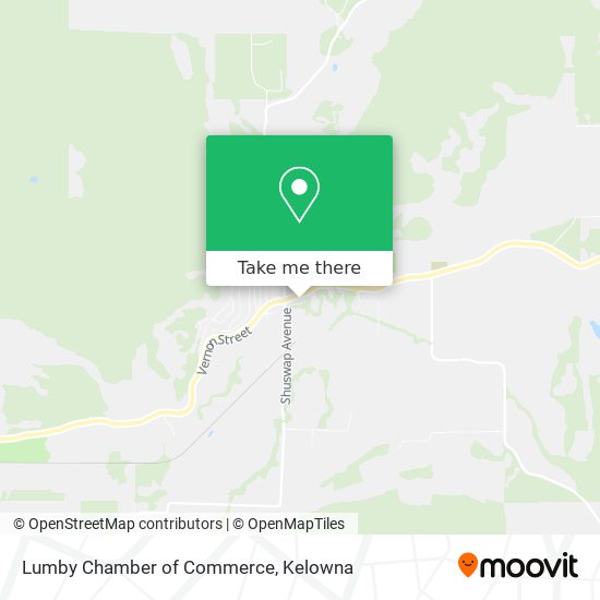 Lumby Chamber of Commerce map