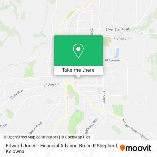 Edward Jones - Financial Advisor: Bruce R Shepherd map