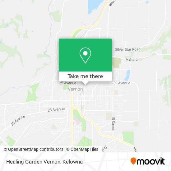 Healing Garden Vernon map