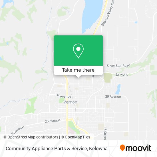 Community Appliance Parts & Service plan