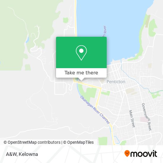 A&W map