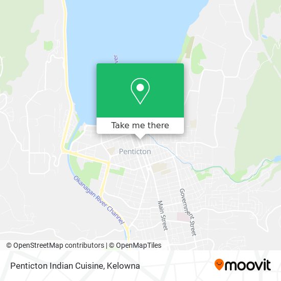 Penticton Indian Cuisine map