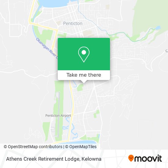 Athens Creek Retirement Lodge map