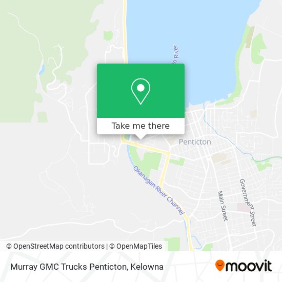 Murray GMC Trucks Penticton map