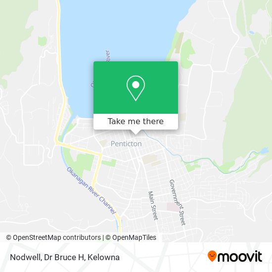 Nodwell, Dr Bruce H map