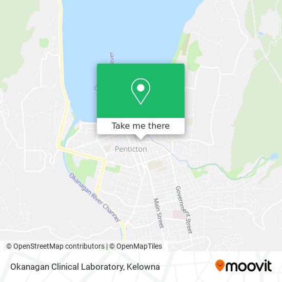 Okanagan Clinical Laboratory map