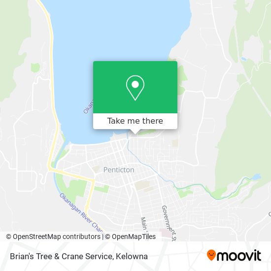 Brian's Tree & Crane Service map