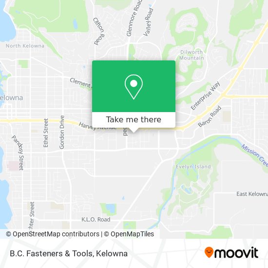 B.C. Fasteners & Tools map