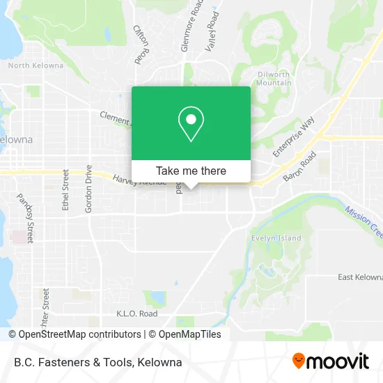 B.C. Fasteners & Tools map