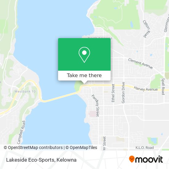 Lakeside Eco-Sports map