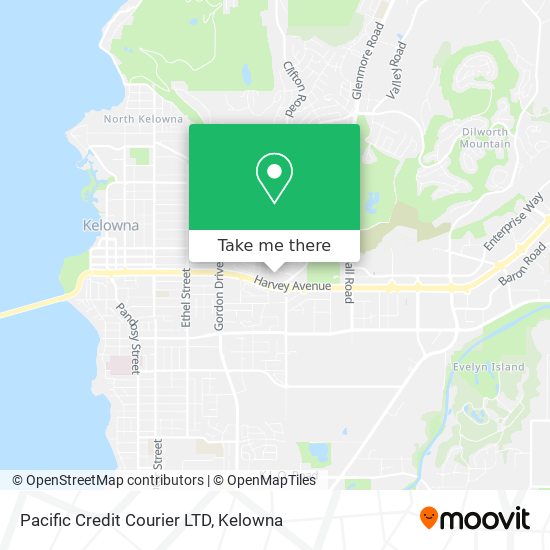 Pacific Credit Courier LTD map