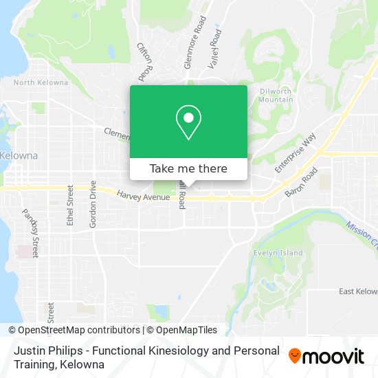 Justin Philips - Functional Kinesiology and Personal Training map