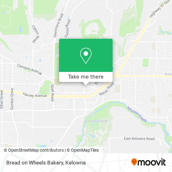 Bread on Wheels Bakery map